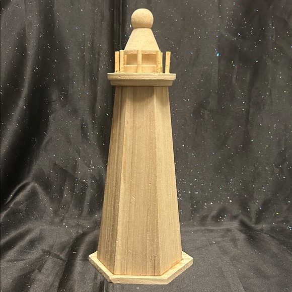 Natural Wood Church & Lighthouse Birdhouse Decor Bundle (LC) - Picture 10 of 11